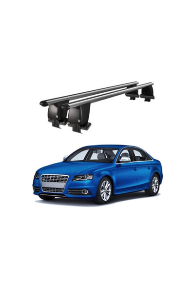 OEM Aluminum car trunk crossbars compatible with smooth roof Audi A4 B8 8K 20...