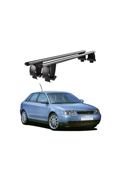 OEM Aluminum car trunk crossbars compatible with smooth roof Audi A3 8L 1996-...