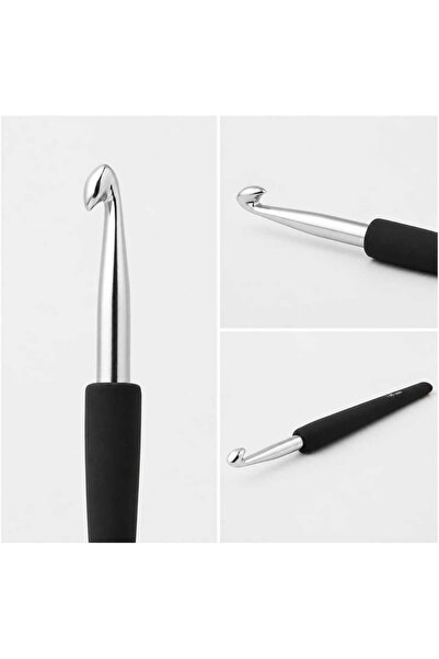 KnitPro Waves Gümüş Uçlu Silikon Saplı Tığ 4 MM