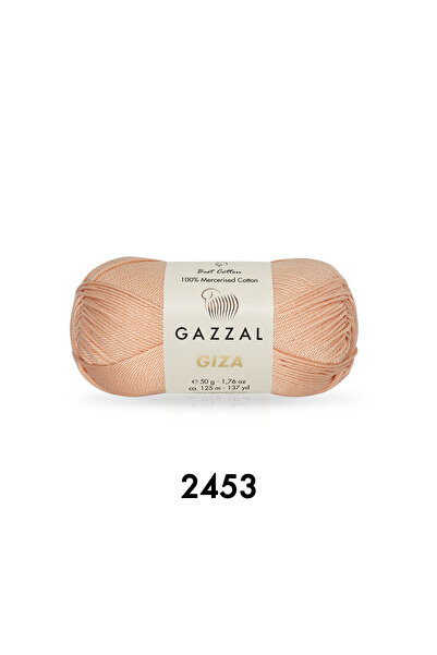 GAZZAL İPLİK خيط حياكة يدوي من القطن الممرسيريزد من جيزة (10×50 جرام) 500 جرا...