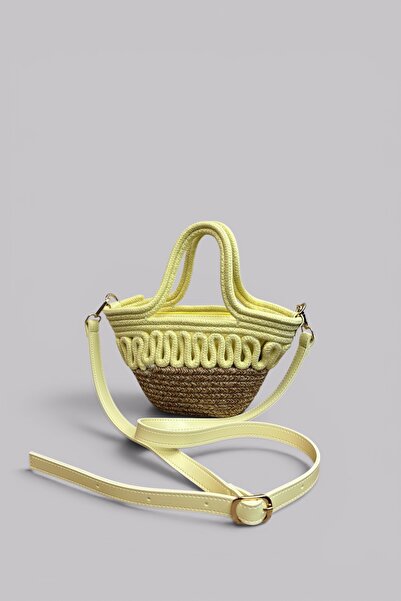 MaVaux Siena Mini Women's Bag - Handmade Straw Textured Shoulder and Hand Bag...