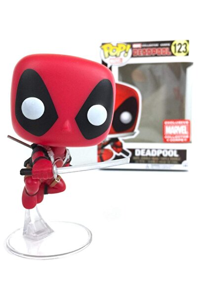 Funko Pop! Marvel X-Men: Leaping Deadpool Collector Corps Exclusive Figür