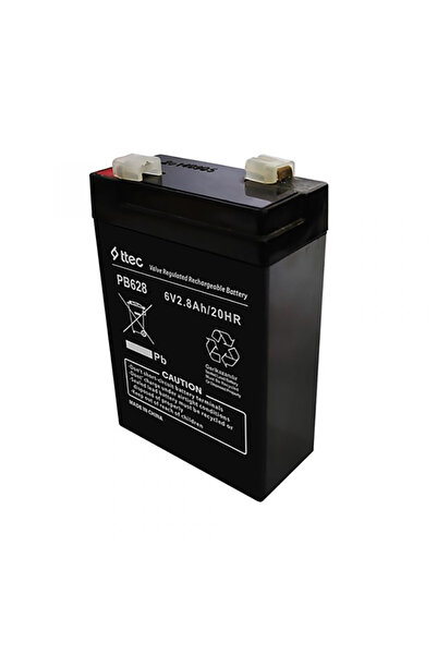 Ttec 6 volt 2.8 amper akü 6V2.8Ah