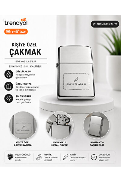 Nazar Gümüş ve Saat Erkek çakmak