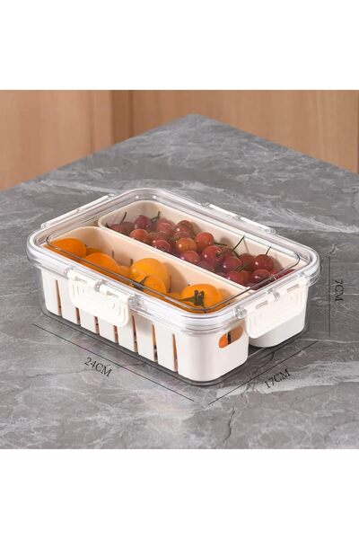 Yongsheng Refrigerator Organizer Box, Food Storage Container Fruit Storage Co...