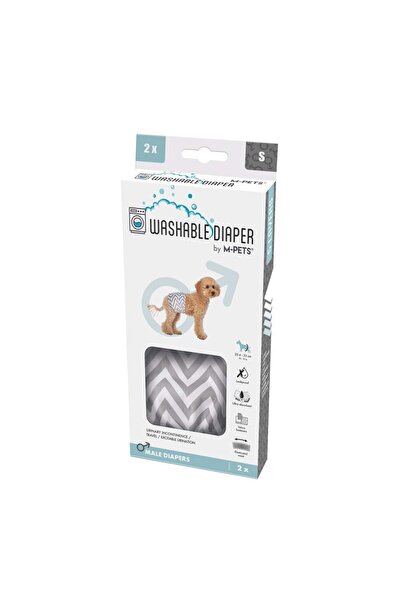 M-PETS ERKEK KÖPEKLER İÇİN YIKANABİLİR KÜLOT 2Lİ (S)