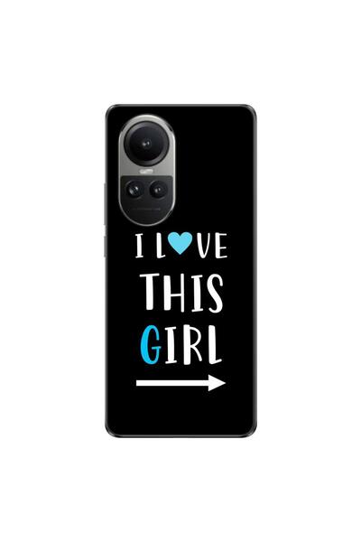 OEM Husa compatibila cu Oppo Reno10 5G Silicon Gel Tpu Model Cupluri I love T...