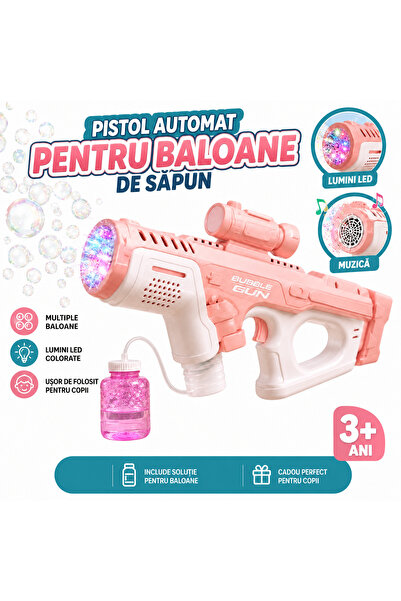 OEM Pusca baloane sapun cu muzica si lumina 2088-45
