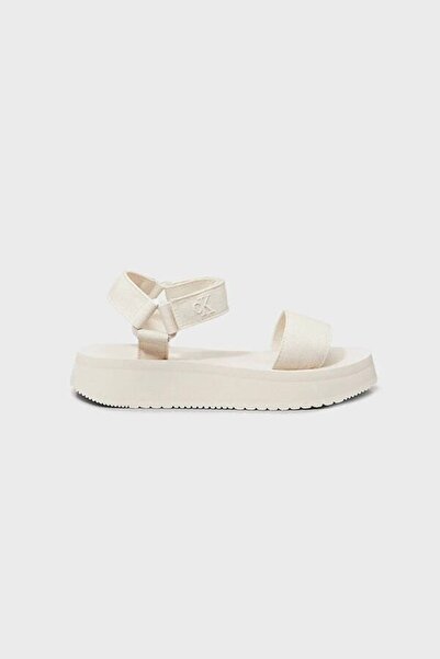 Calvin Klein Sandalet Kadın-37 - KREM