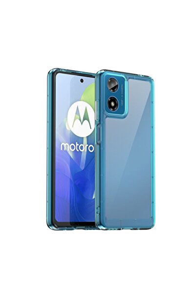 sscase Clear Acrylic Σκληρή Θήκη Σιλικόνης Transparent Blue (Motorola Moto G2...