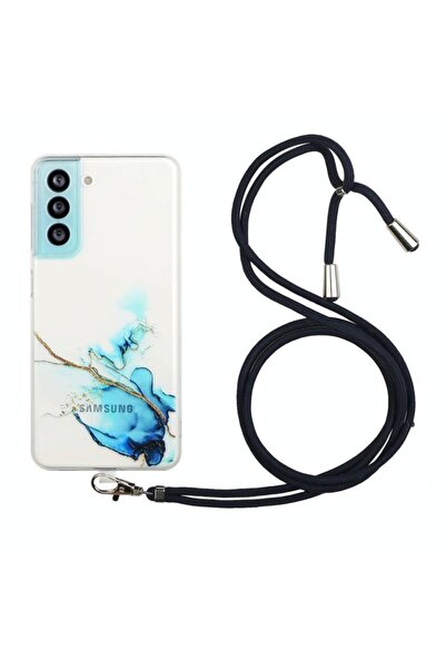 sscase Hollow Marble Pattern Θήκη Σιλικόνης με Λουράκι Blue (Samsung Galaxy S...