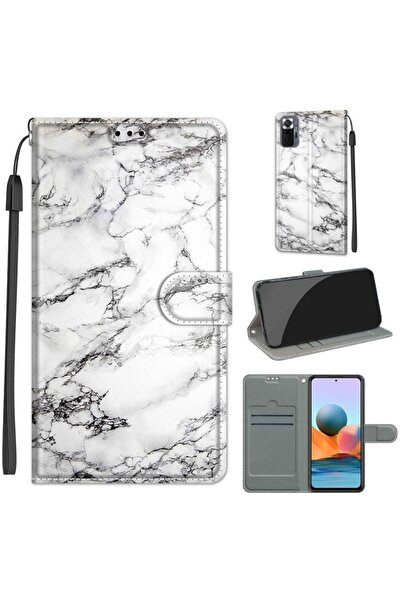sscase Colored Drawing Θήκη Πορτοφόλι White Marble (Xiaomi Redmi Note 10 Pro)