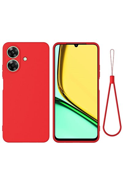 sscase Solid Color Θήκη Σιλικόνης Red (Realme Note 60 4G)