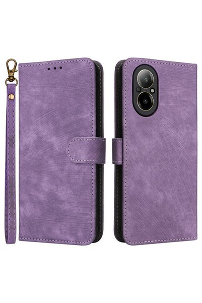 sscase Brush Magnetic Θήκη Πορτοφόλι Purple (Realme C67 4G)