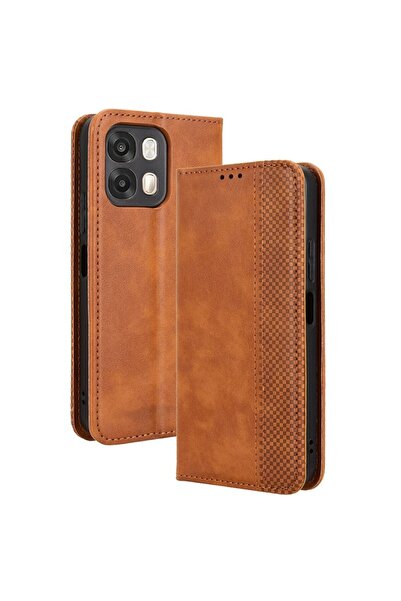 sscase Retro Θήκη Βιβλίο Brown (Oppo A6 4G/5G)