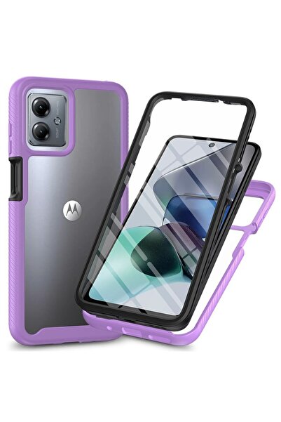 sscase 360 Degrees Coverage Σκληρή Θήκη Purple (Motorola Moto G14)