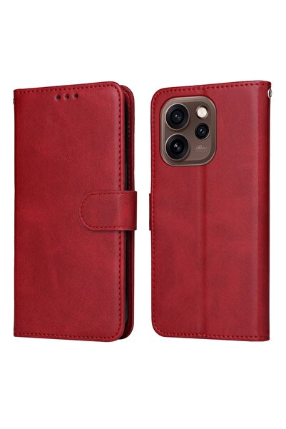 sscase Basic Θήκη Πορτοφόλι Wine Red (Oppo Reno15 Pro 5G)