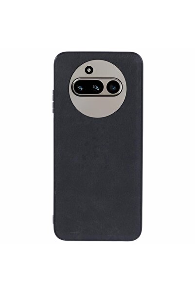 sscase Leather Coated Σκληρή Θήκη Black (Nothing Phone (3a))