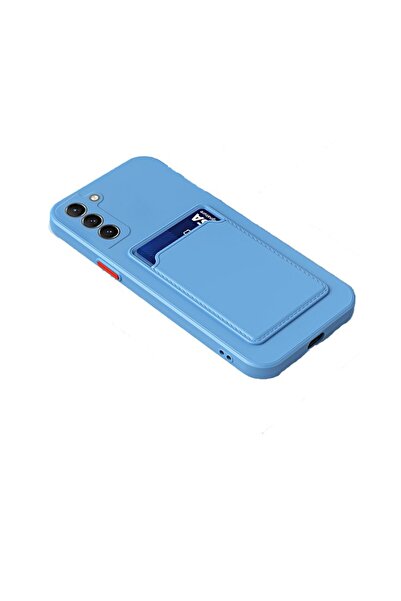 sscase Skin Feel Θήκη Σιλικόνης με Πορτοφόλι Light Blue (Samsung Galaxy A34 5G)