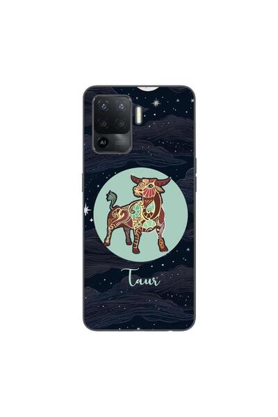 OEM Case compatible with Oppo Reno5 Lite Silicone Gel Tpu Taurus Horoscope Pa...