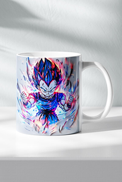 DekorHane Dragon Ball Anime Figured Porcelain, Son Goku Vegeta Themed, Gift T...