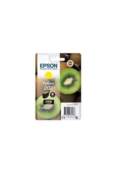EPSON Claria Premium 202 Ink Cartridge, 4.1 ml, Yellow