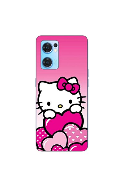 OEM Husa compatibila cu Oppo Reno7 5G Silicon Gel Tpu Model Hello Kitty Pink ...
