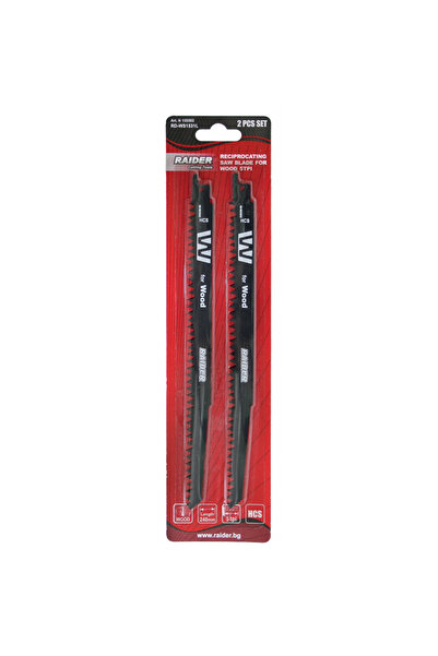 Raider Power Tools Set 2 lame fierastrau sabie lemn 240x19x1.5mm RD-WS1531L