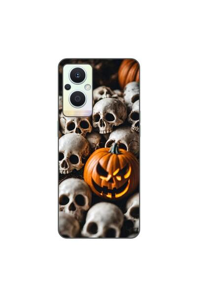 OEM Husa compatibila cu Oppo Reno7 Lite Silicon Gel Tpu Model Halloween Patte...