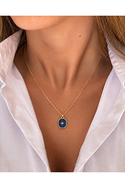 Markiz Takı Gold Bijouterie Necklace 45 cm