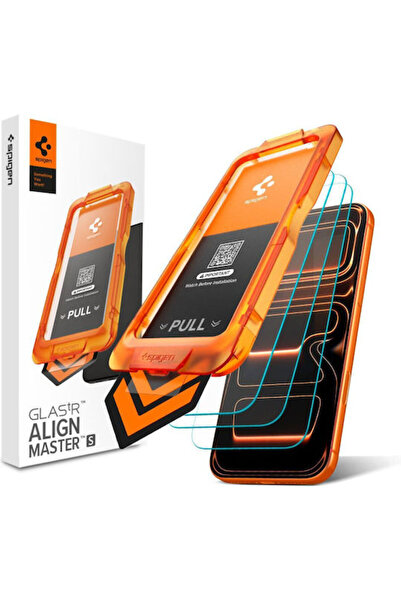 Spigen Alm Glas.tr Λεπτή Θήκη 3 τεμαχίων για Iphone 17 Pro Διαφανής