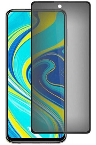 OEM Privacy Full Face Tempered Glass Black Compatible with Xiaomi Redmi Note ...