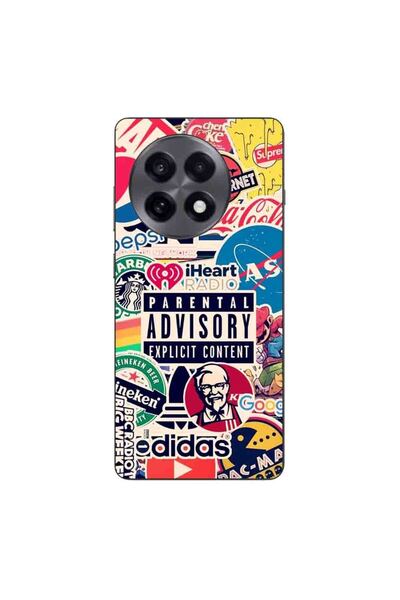 OEM Husa compatibila cu OnePlus 13R Silicon Gel Tpu Model Pop Art Brands