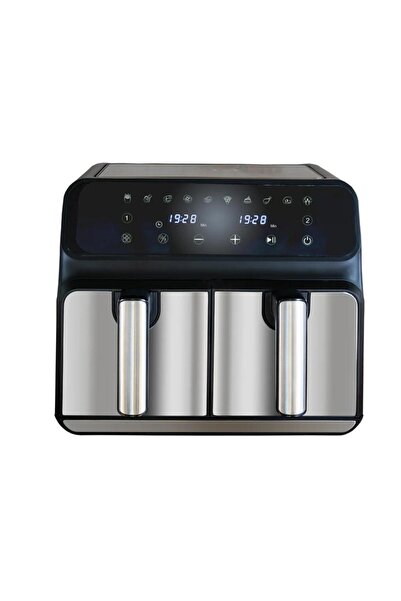 Unold 58685 Friteuză cu aer cald dublă, 8L, 1700W, 10 Programe, 60-200 ° C, N...