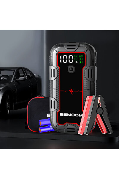 BSMOOM Jump Starter, 5000A Car Battery Jump Starter(ALL Gas/8.0L Diesel),Port...