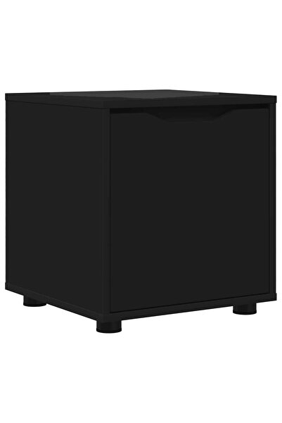 vidaxl Dulap de Baie Negru 40,5 x 40 x 44 cm Lemn compozit