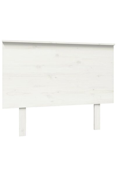 vidaxl Tăblie de pat, alb, 104x6x82,5 cm, lemn masiv de pin