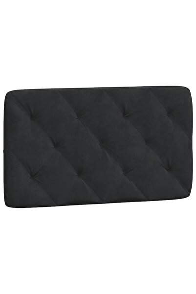 vidaxl Headboard Pillow , black, 80 cm, Velvet