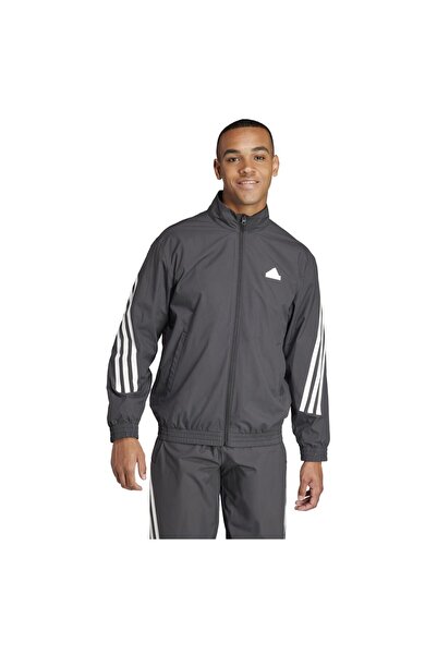 adidas Hanorac bărbătesc Future Icons cu 3 dungi, țesut, mărimea S