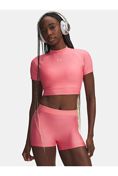 Under Armour Dámské tričko HeatGear Crop Mock SS