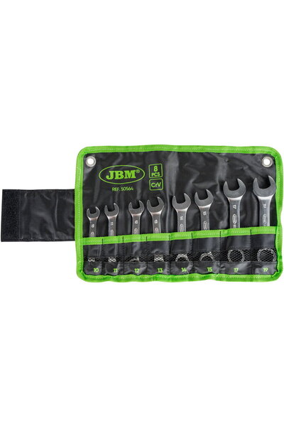 JBM SET DE 8 CHEI COMBINATE SCURTE dimensiuni: 10, 11, 12, 13, 14, 15, 17, 19mm