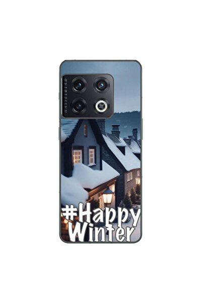 OEM Husa compatibila cu OnePlus 10 Pro Silicon Gel Tpu Model Happy Winter