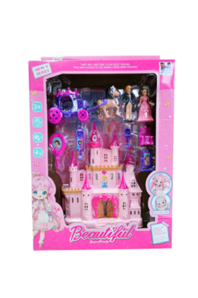 PlayFun Castel de Vis pentru Prințese „Beautiful Sweet Family” cu Lumini și S...