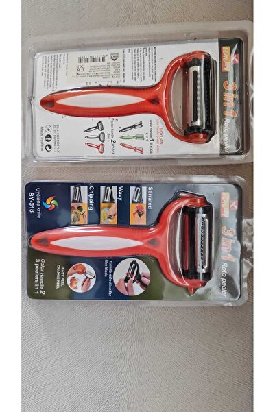 LEVA HAUSE Sapan Soyacak 3 Shape Rotary Fish 3 in 1 Rota Peeler