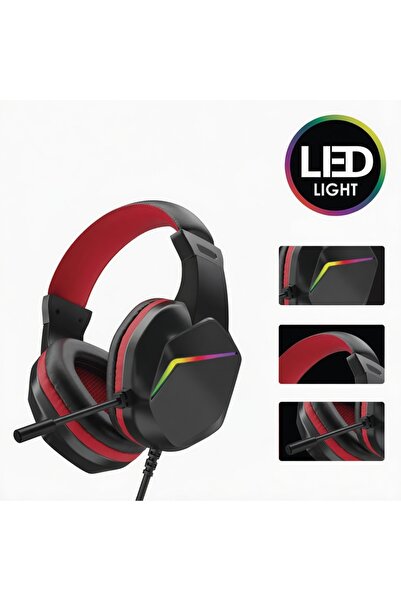 Z Store Căști de gaming cu lumină LED