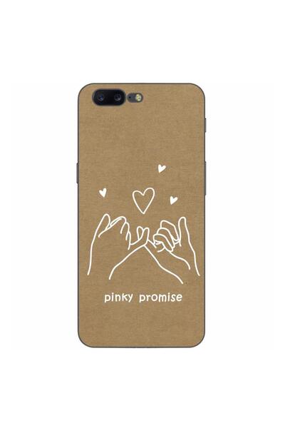 OEM Калъф, съвместим с OnePlus 5, силиконов гел TPU, модел BFF Pinky Promise