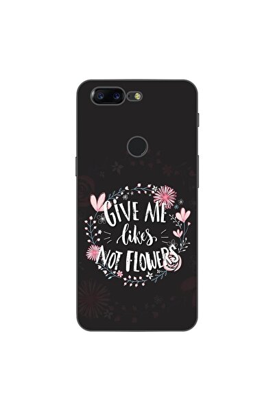 OEM Husa compatibila cu OnePlus 5T Silicon Gel Tpu Model Mesaj Give Me Likes