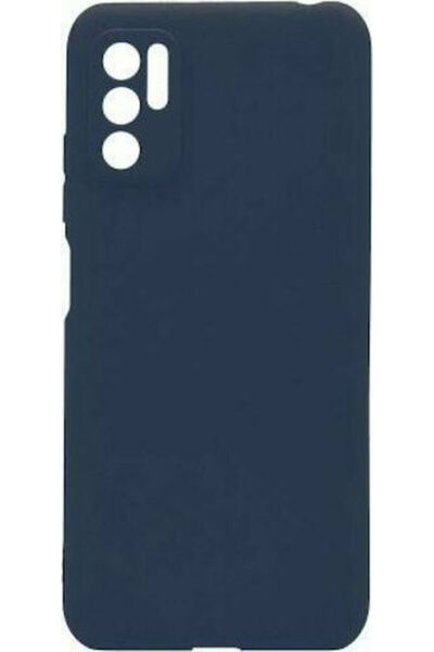 inos Μαλακή Πίσω Θήκη Σιλικόνης S-Cover Μπλε (Redmi Note 10 5G / Poco M3 Pro)