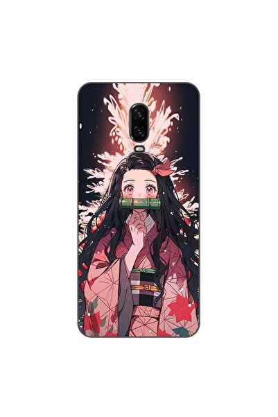 OEM Husa compatibila cu OnePlus 6T Silicon Gel Tpu Model Demon Slayer Nezuko