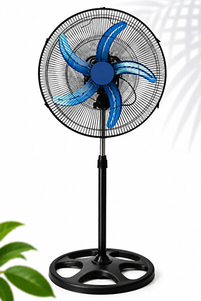 RAYLAX Sanayi Tip 4 Salınım Vantilatör Güçlü 18" 80W güçlü performansı ve day...
